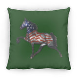 Tennessee Walking Horse Performance All American ZP16 Medium Square Pillow