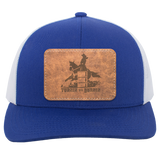 TURNIN AND BURNIN ON LEATHER 104C Trucker Snap Back - Patch