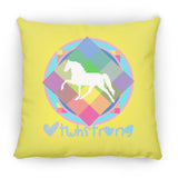 #TWHstrong 3 (Pleasure) ZP14 Small Square Pillow