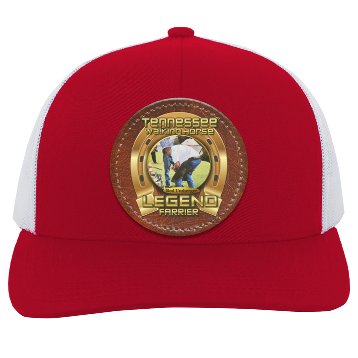 RED UMBERGER (TWH LEGENDS) HAT 104C Trucker Snap Back - Patch