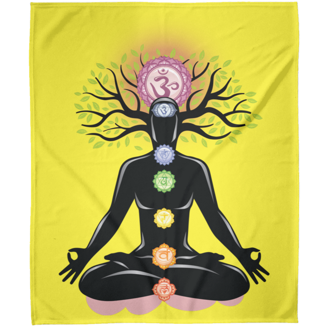 CHAKRAS PLUSH BLANKET (12 STYLES AND SIZES)