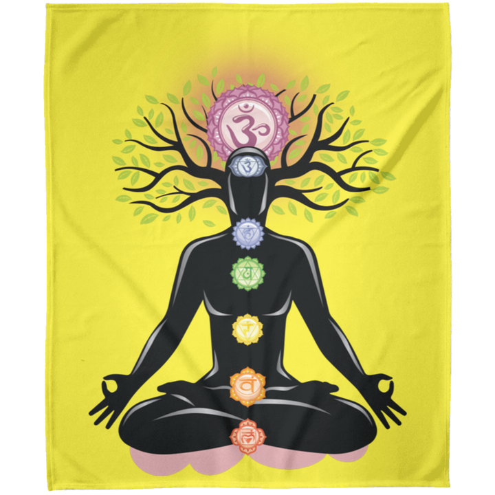 CHAKRAS PLUSH BLANKET (12 STYLES AND SIZES)