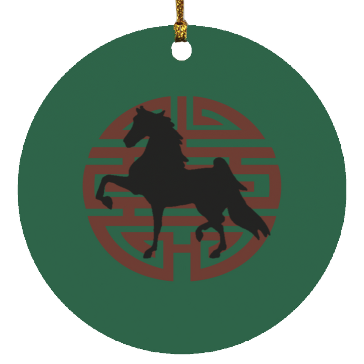 SADDLEBRED JAPANESE ART SUBORNC Circle Ornament