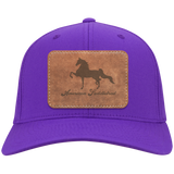 AMERICAN SADDLEBRED ON LEATHER CP80 Twill Cap - Patch