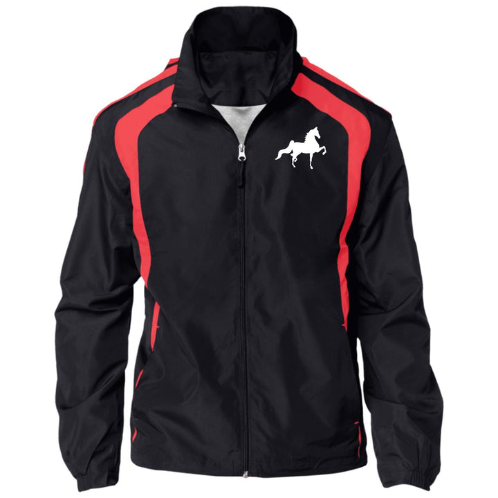 American Saddlebred (white) JST60 Jersey-Lined Raglan Jacket
