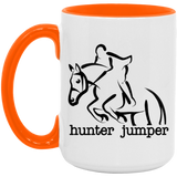 HUNTER JUMPER STYLE 1 4HORSE AM15OZ 15oz. Accent Mug