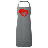 HORSE HEAD HEART RP150 Sustainable Unisex Bib Apron