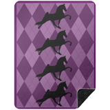 TWH PERFORMANCE ARGLE BLANKET BSHL Premium Black Sherpa Blanket 60x80