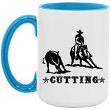 CUTTING STYLE 1 4HORSE AM15OZ 15oz. Accent Mug