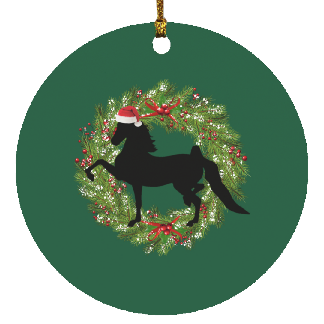 American Saddlebred (Christmas) SUBORNC Circle Ornament