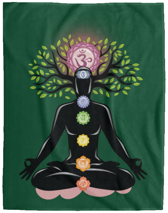 CHAKRAS PLUSH BLANKET (12 STYLES AND SIZES)