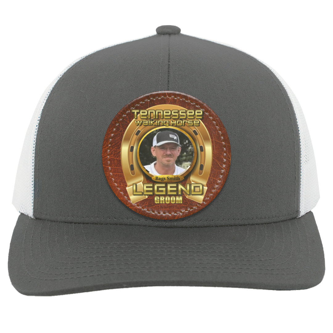 BAGS SMITH (TWH LEGENDS) HAT 104C Trucker Snap Back - Patch
