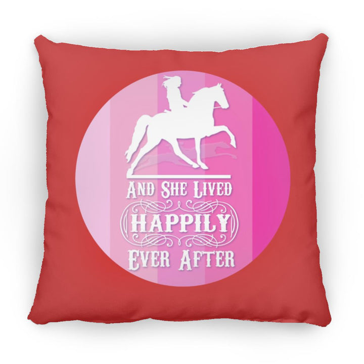 SHE LIVED HAPPILY TWH PLEASURE SHADES OF PINK ZP16 Medium Square Pillow
