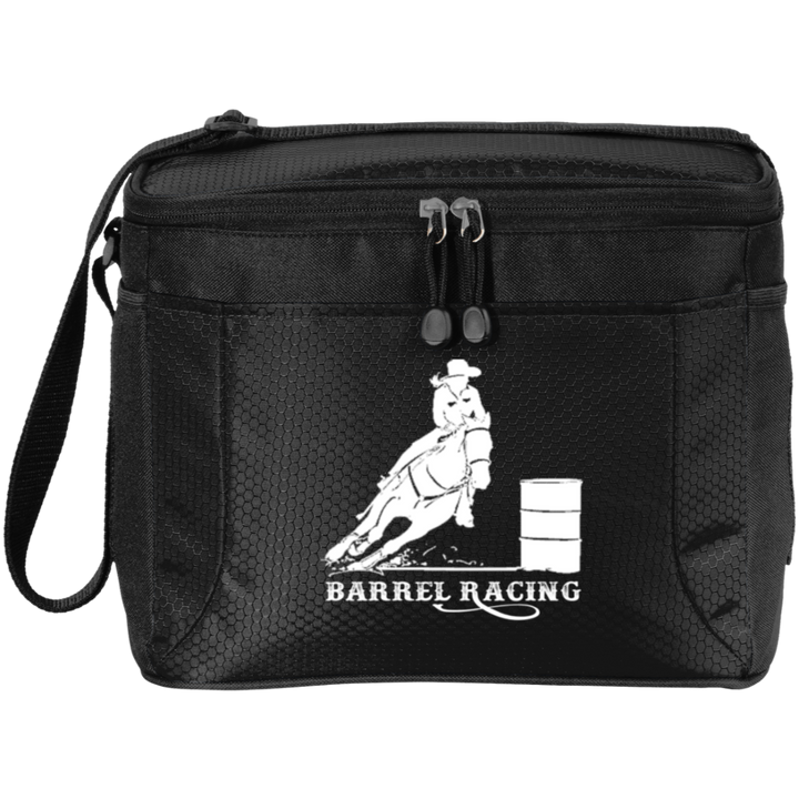 BARREL RACING STYLE 1 (WHITE) 4HORSE BG513 12-Pack Cooler