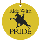 Ride With Pride SUBORNC Circle Ornament