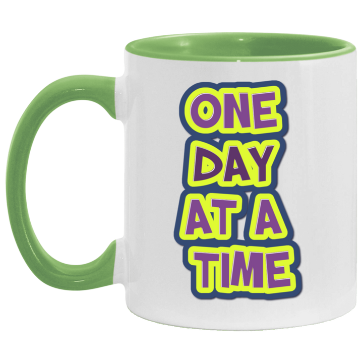 ONE DAY AT A TIME (RECOVERY) AM11OZ 11 oz. Accent Mug