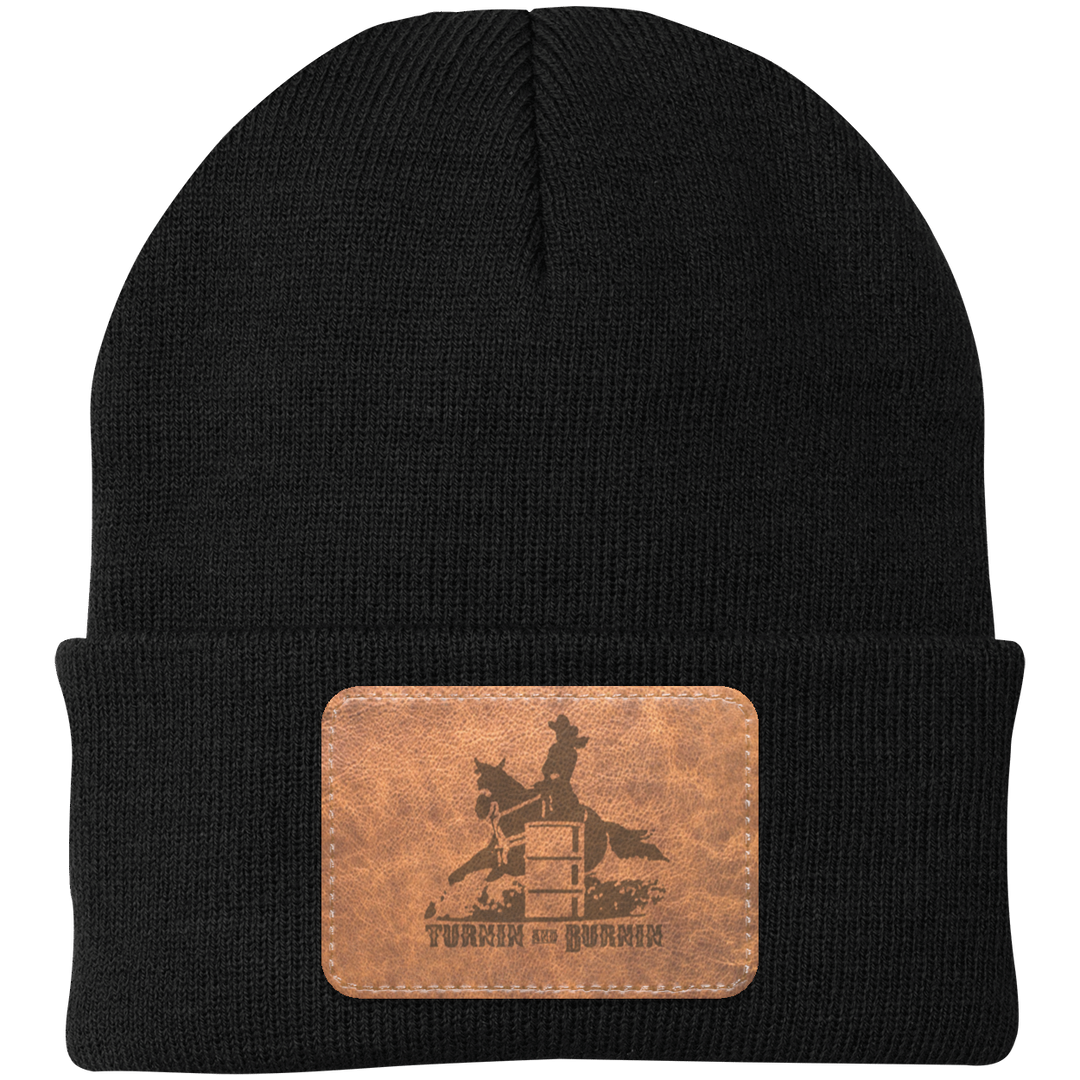 TURNIN AND BURNIN ON LEATHER CP90 Knit Cap - Patch