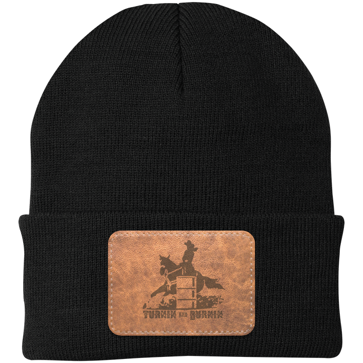TURNIN AND BURNIN ON LEATHER CP90 Knit Cap - Patch