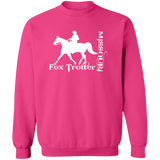 MISSOURI FOX TROTTER (white) 4HORSE G180 Crewneck Pullover Sweatshirt