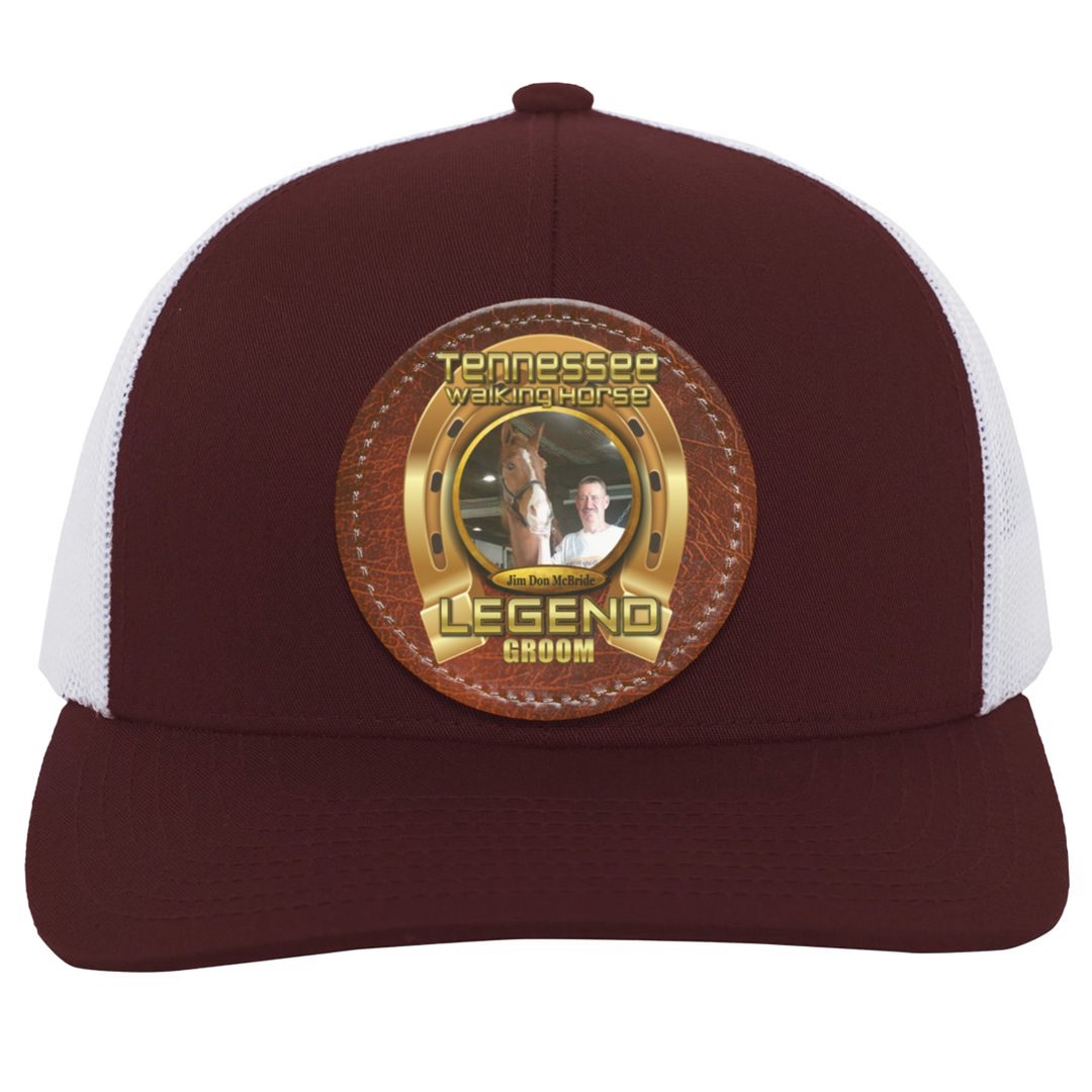 JIM DON MCBRIDE (TWH LEGENDS) HAT 104C Trucker Snap Back - Patch