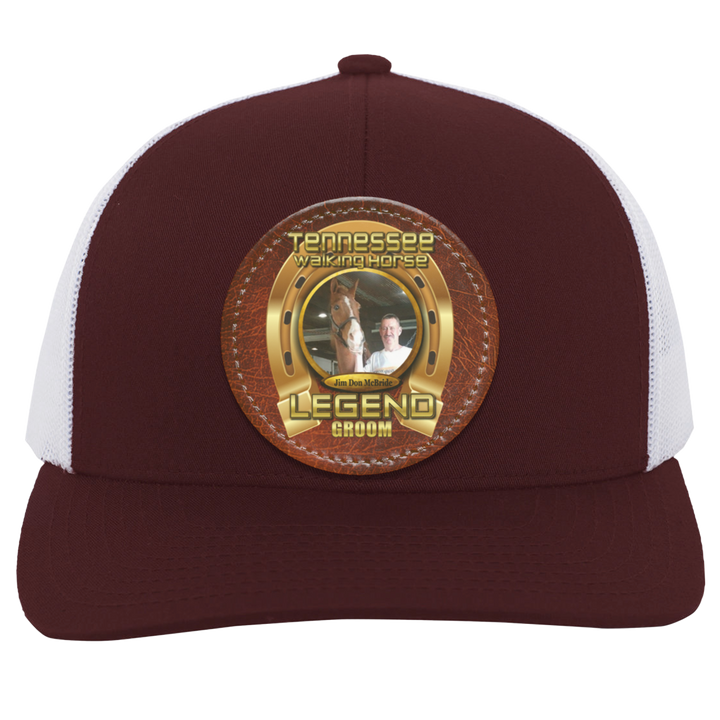 JIM DON MCBRIDE (TWH LEGENDS) HAT 104C Trucker Snap Back - Patch