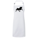 TENNESSEE WALKING HORSE DESIGN 3 JMD (BLACK) RP150 Sustainable Unisex Bib Apron