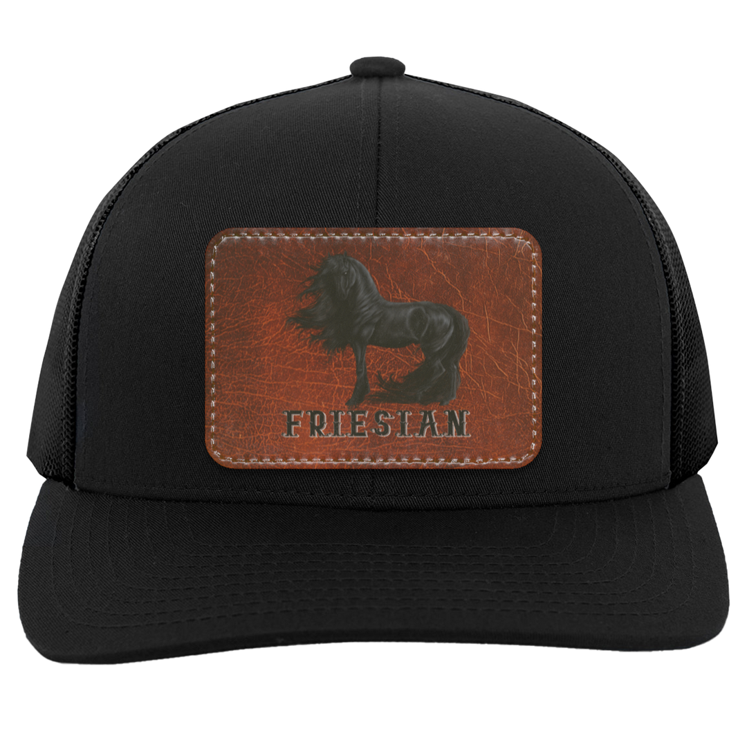 FRIESIAN ON LEATHER 104C Trucker Snap Back - Patch