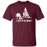 CUTTING STYLE 1 (white) 4HORSE G500 5.3 oz. T-Shirt