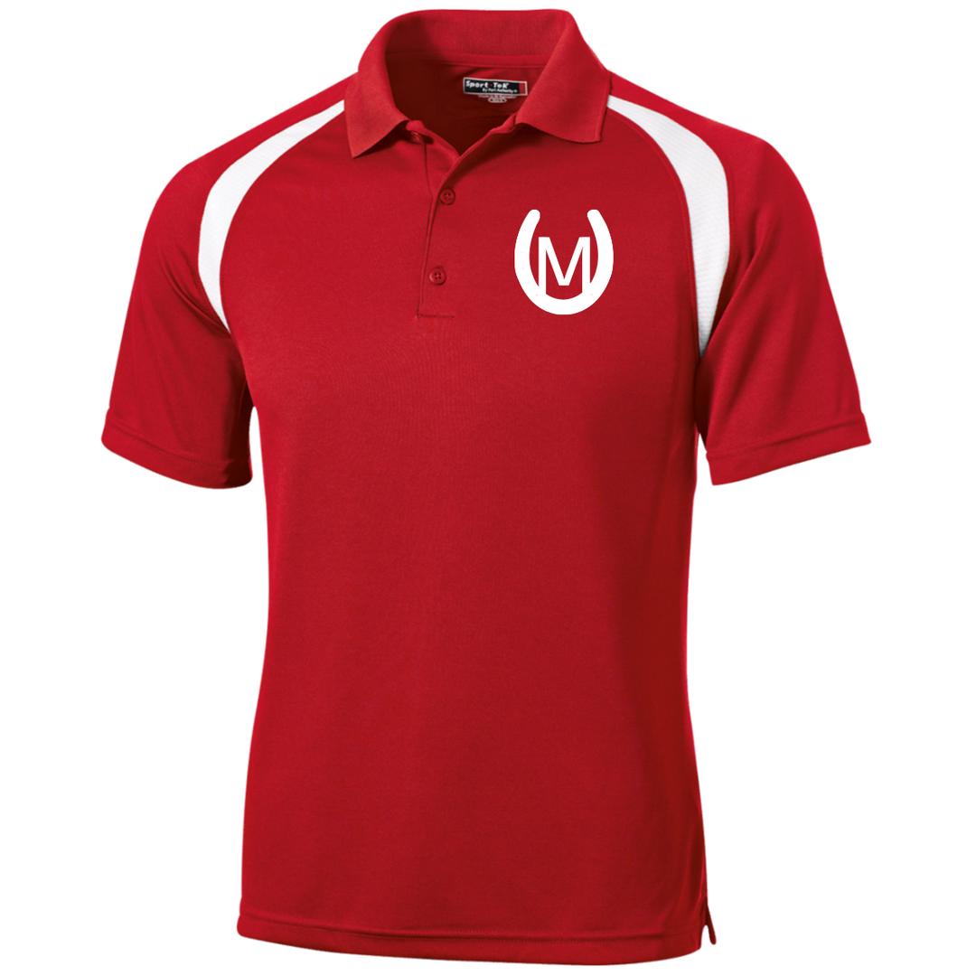 MANES RANCH (white) T476 Moisture-Wicking Tag-Free Golf Shirt