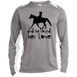 SHE FOUND HER LOVE FOX TROTTER TUMBLER ART - Copy ST361LS Long Sleeve Heather Colorblock Performance Tee