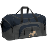 TENNESSEE WALKING HORSE DESIGN 3 JMD (BURBURY) BG99 Colorblock Sport Duffel