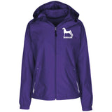 Morgan LST76 Ladies' Jersey-Lined Hooded Windbreaker