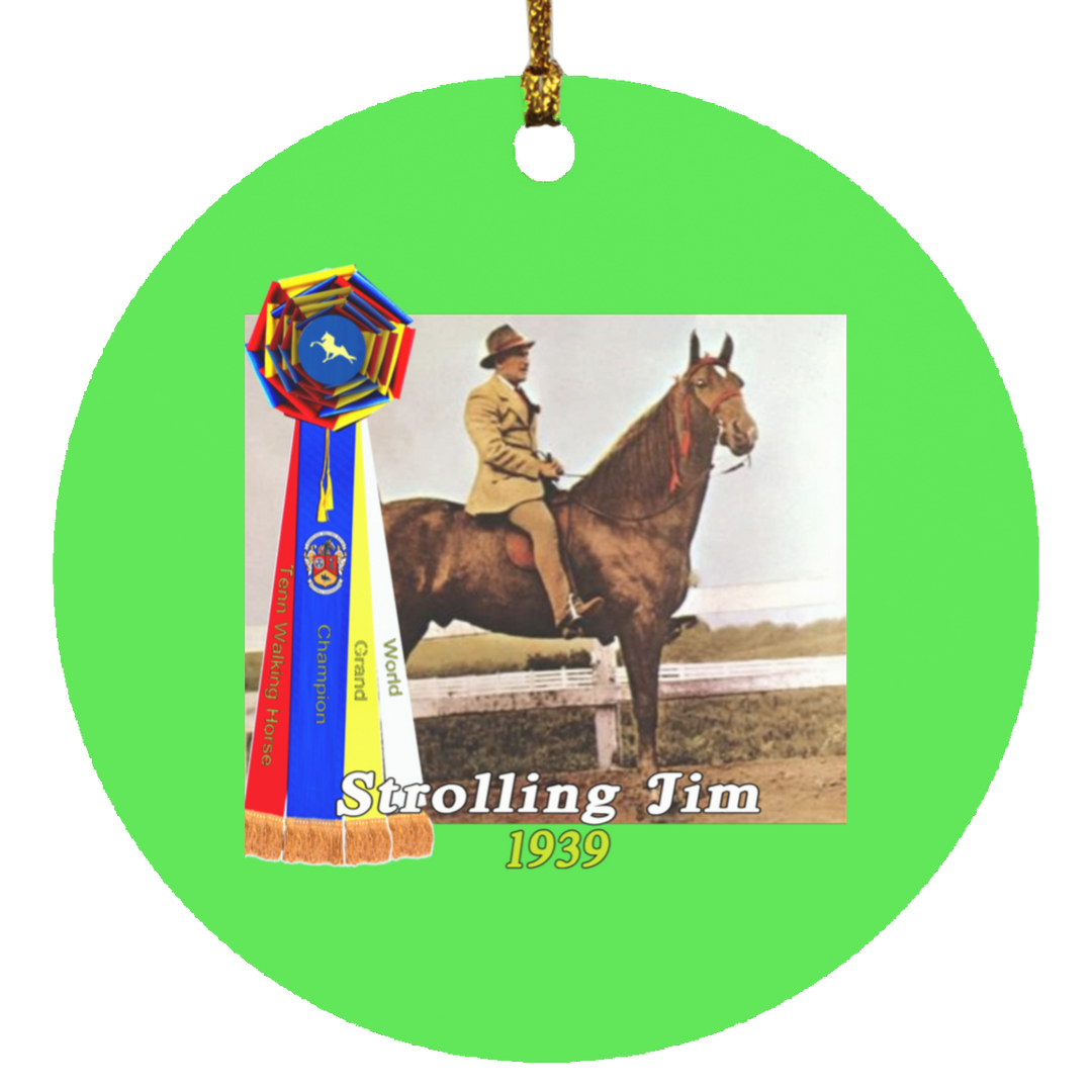 WGC STROLLING JIM SUBORNC Circle Ornament