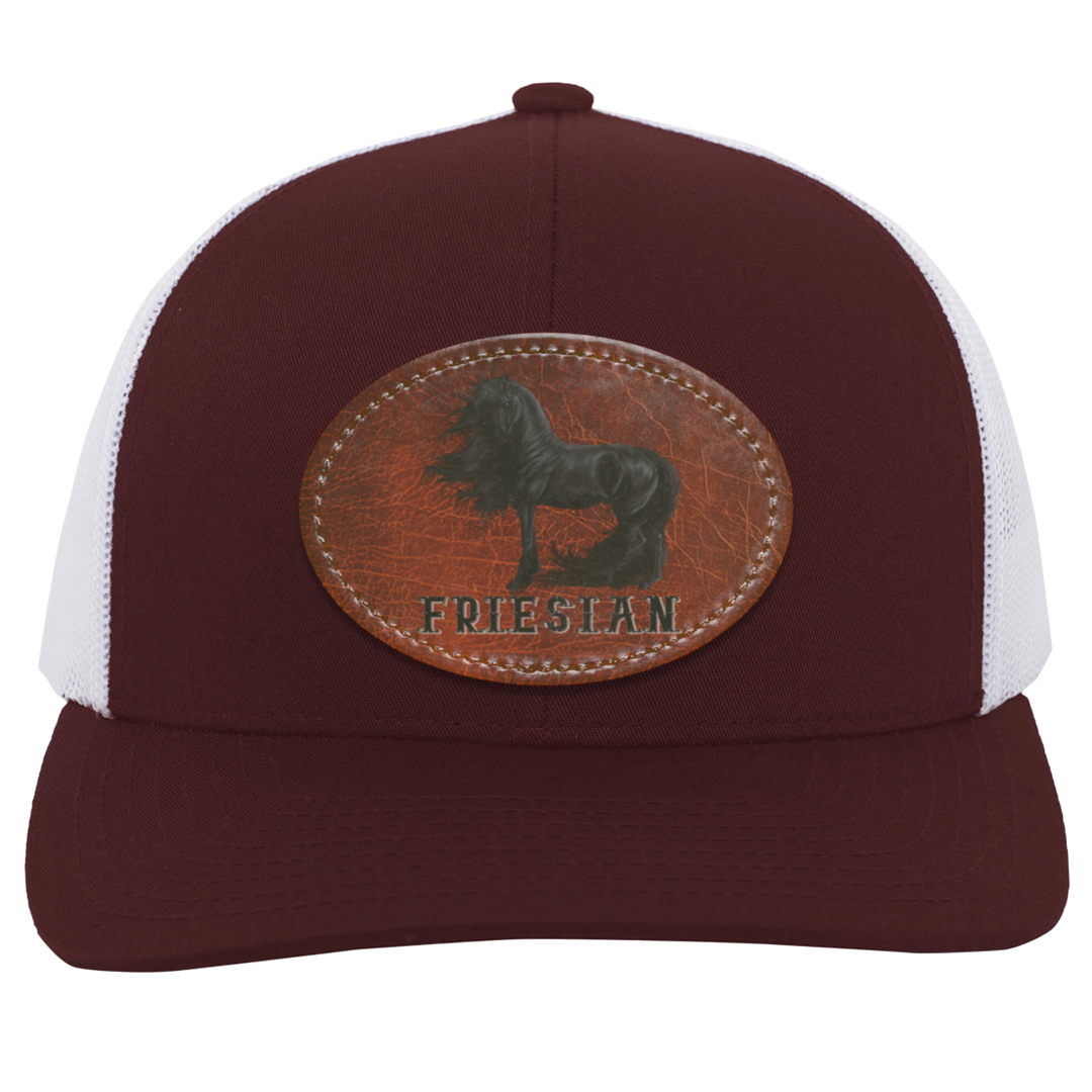 FRIESIAN ON LEATHER 104C Trucker Snap Back - Patch