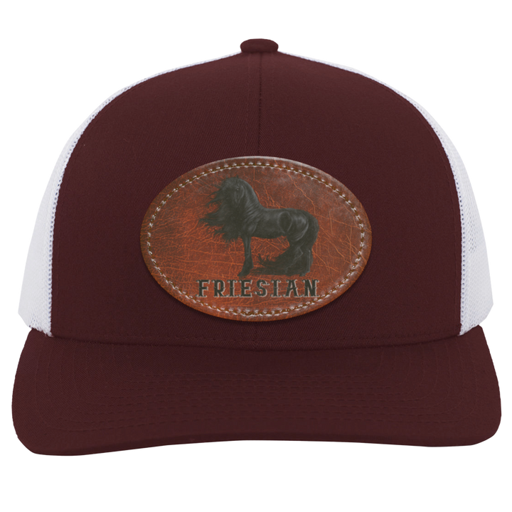 FRIESIAN ON LEATHER 104C Trucker Snap Back - Patch
