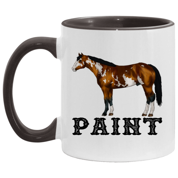 PAINT STYLE 1 4HORSE AM11OZ 11 oz. Accent Mug