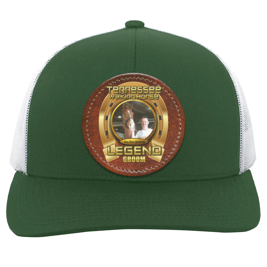 JIM DON MCBRIDE (TWH LEGENDS) HAT 104C Trucker Snap Back - Patch