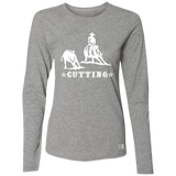 CUTTING STYLE 1 (white) 4HORSE 64LTTX Ladies’ Essential Dri-Power Long Sleeve Tee
