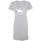 MISSOURI FOX TROTTER (white) 4HORSE 3522 Ladies' V-Neck Fine Jersey Cover-Up
