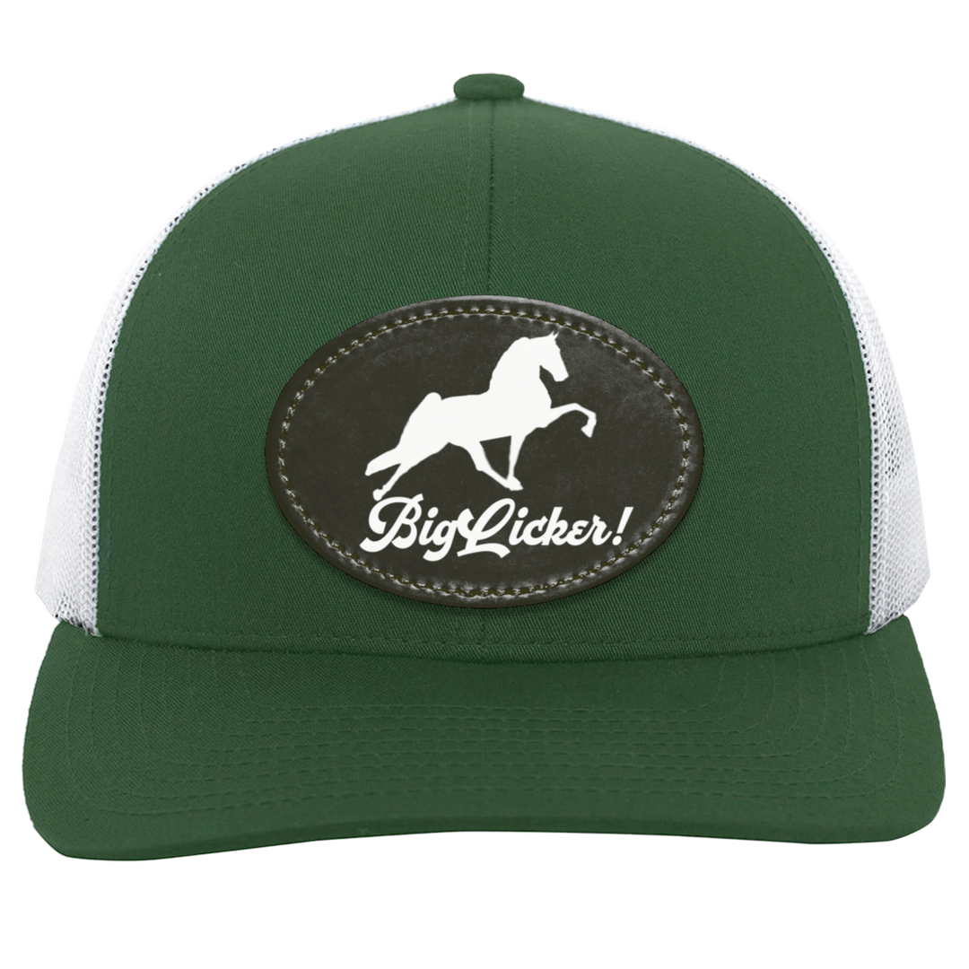 BIG LICKER PATCH HATTRUCKER HAT ( THREE SHAPES-12 COLORS AND STYLES)