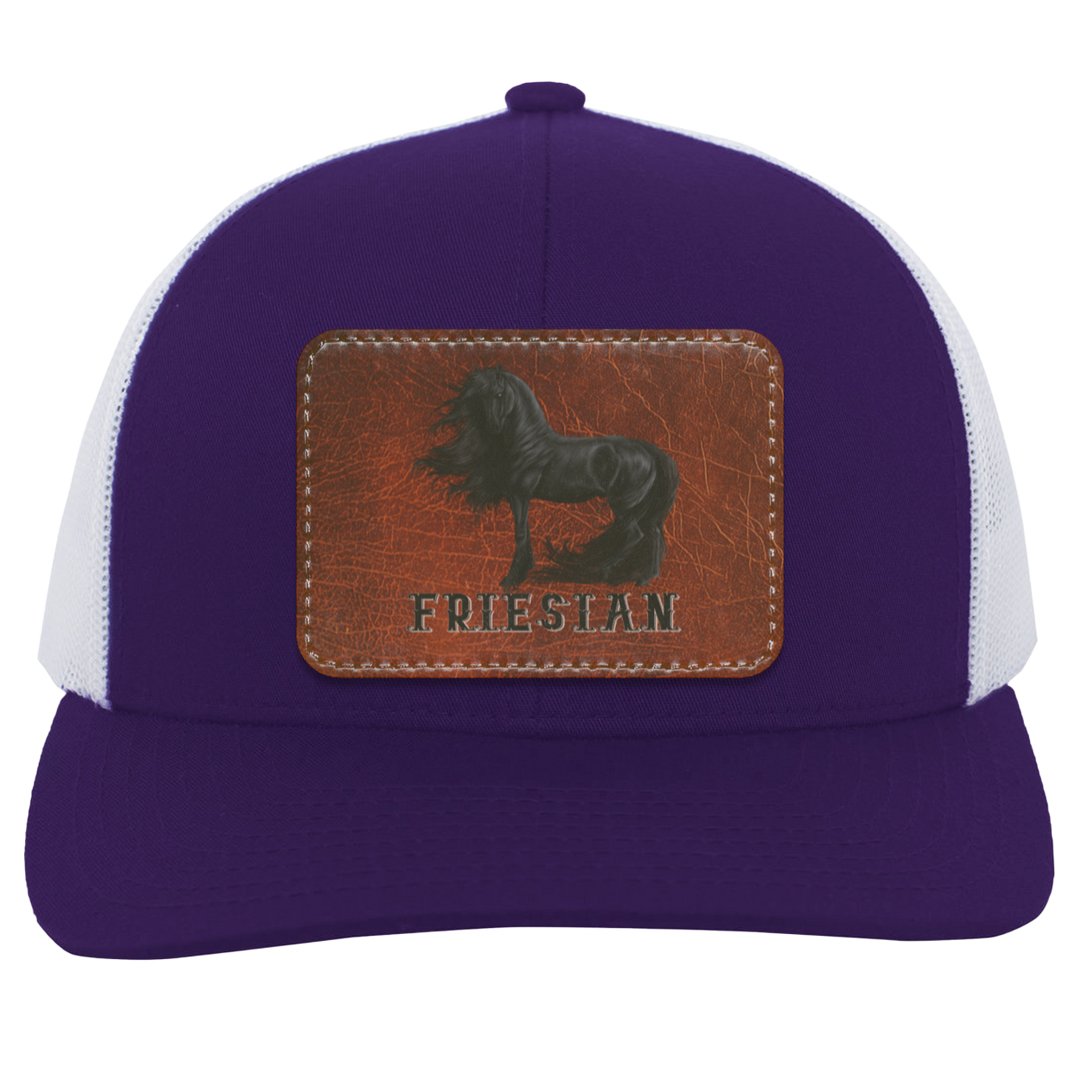 FRIESIAN ON LEATHER 104C Trucker Snap Back - Patch