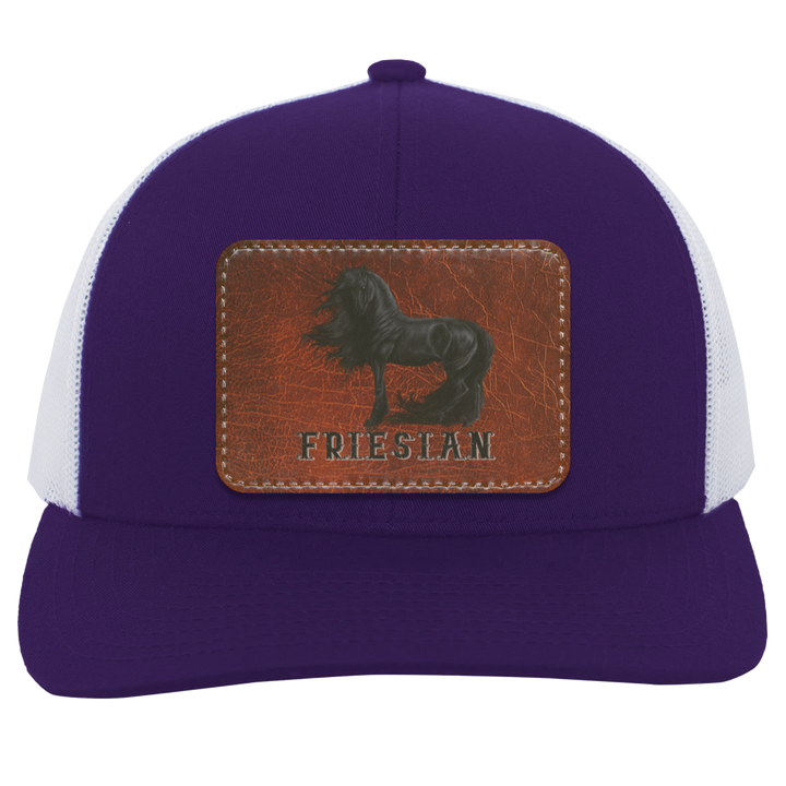 FRIESIAN ON LEATHER 104C Trucker Snap Back - Patch