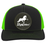 BIG LICKER PATCH HATTRUCKER HAT ( THREE SHAPES-12 COLORS AND STYLES)