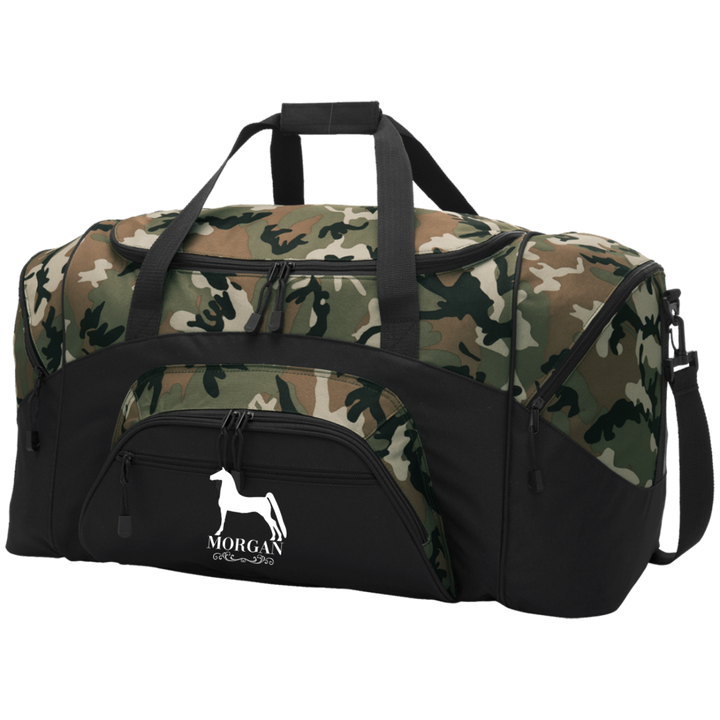 MORGAN STYLE 1 (WHITE) 4HORSE BG99 Colorblock Sport Duffel