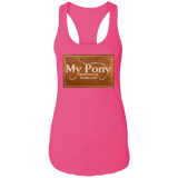 MY PONY NASHVILLE BRAND NL1533 Ladies Ideal Racerback Tank