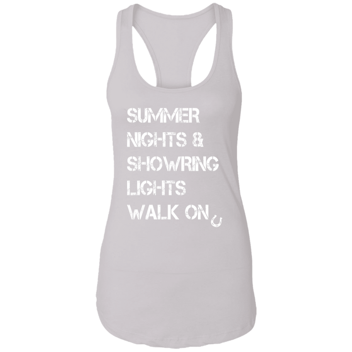 Summer Nights Showring Lights Walk On NL1533 Ladies Ideal Racerback Tank