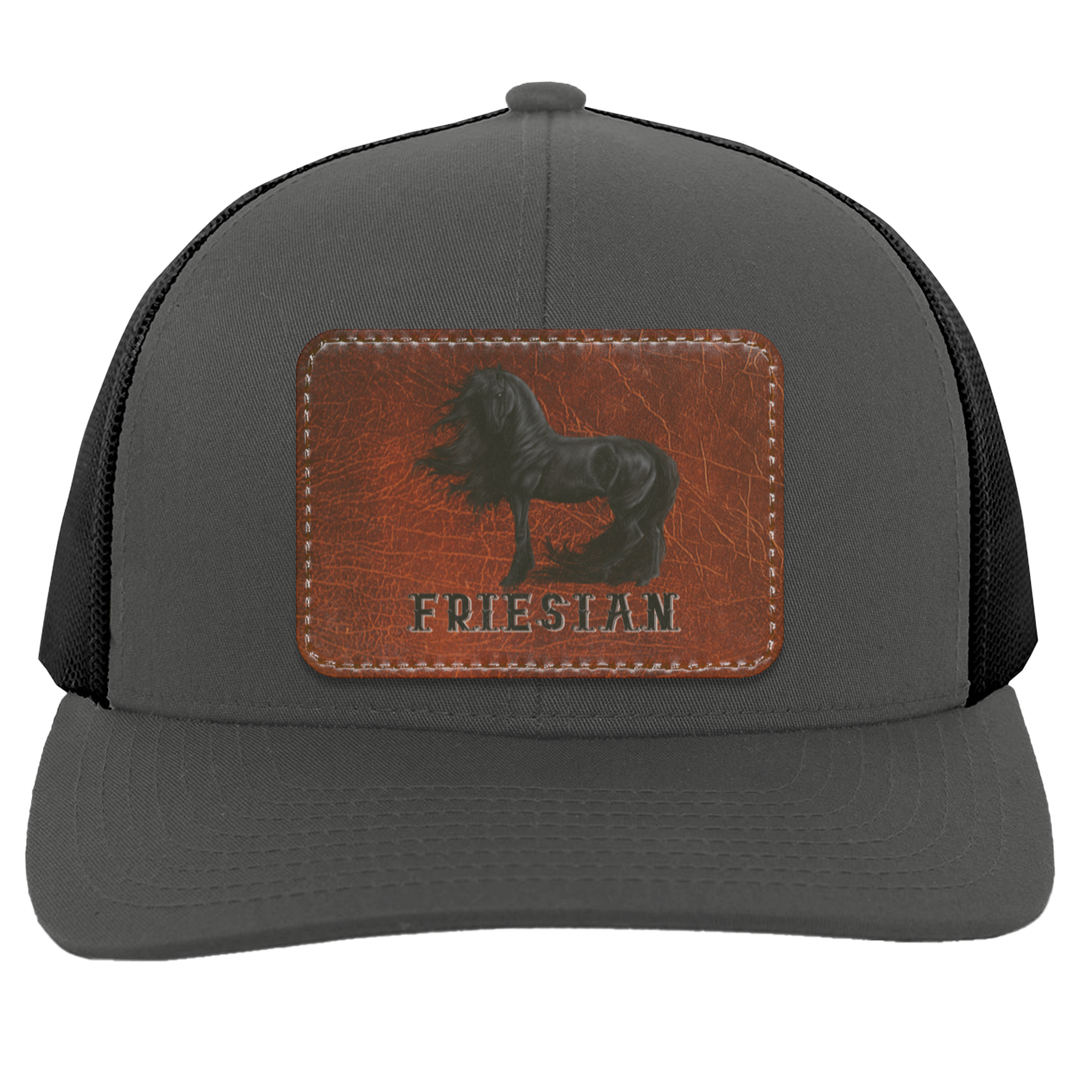 FRIESIAN ON LEATHER 104C Trucker Snap Back - Patch