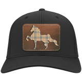 AMERICAN SADDLEBRED LEATHER PATCH (BURBURY) CP80 Twill Cap - Patch