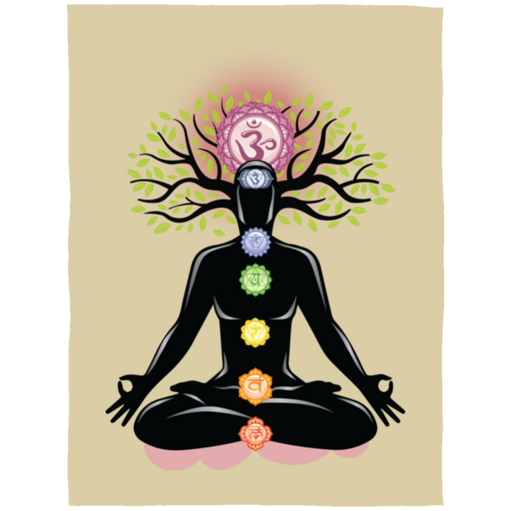 CHAKRAS PLUSH BLANKET (12 STYLES AND SIZES)