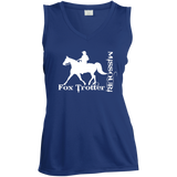 MISSOURI FOX TROTTER (white) 4HORSE LST352 Ladies' Sleeveless V-Neck Performance Tee